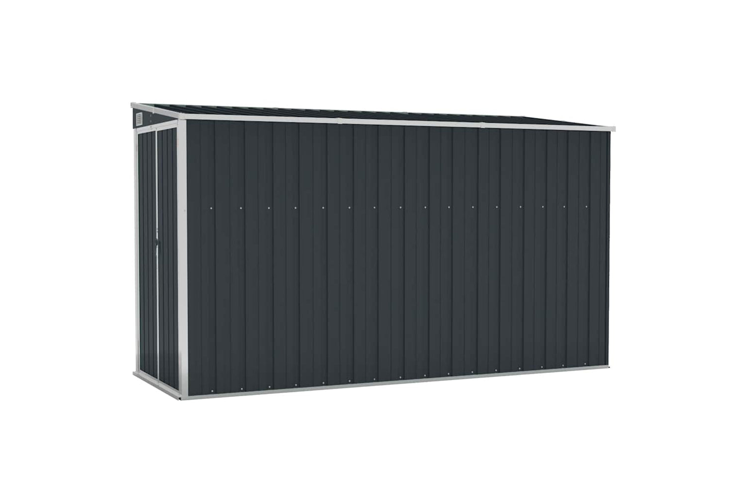 vidaXL 316227 Wall-mounted Garden Shed Anthracite 118x288x178cm Steel