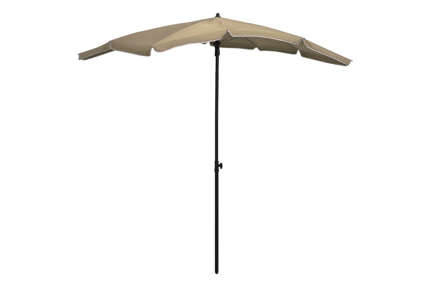 vidaXL 315554 Garden Parasol With Pole 200x130cm Taupe