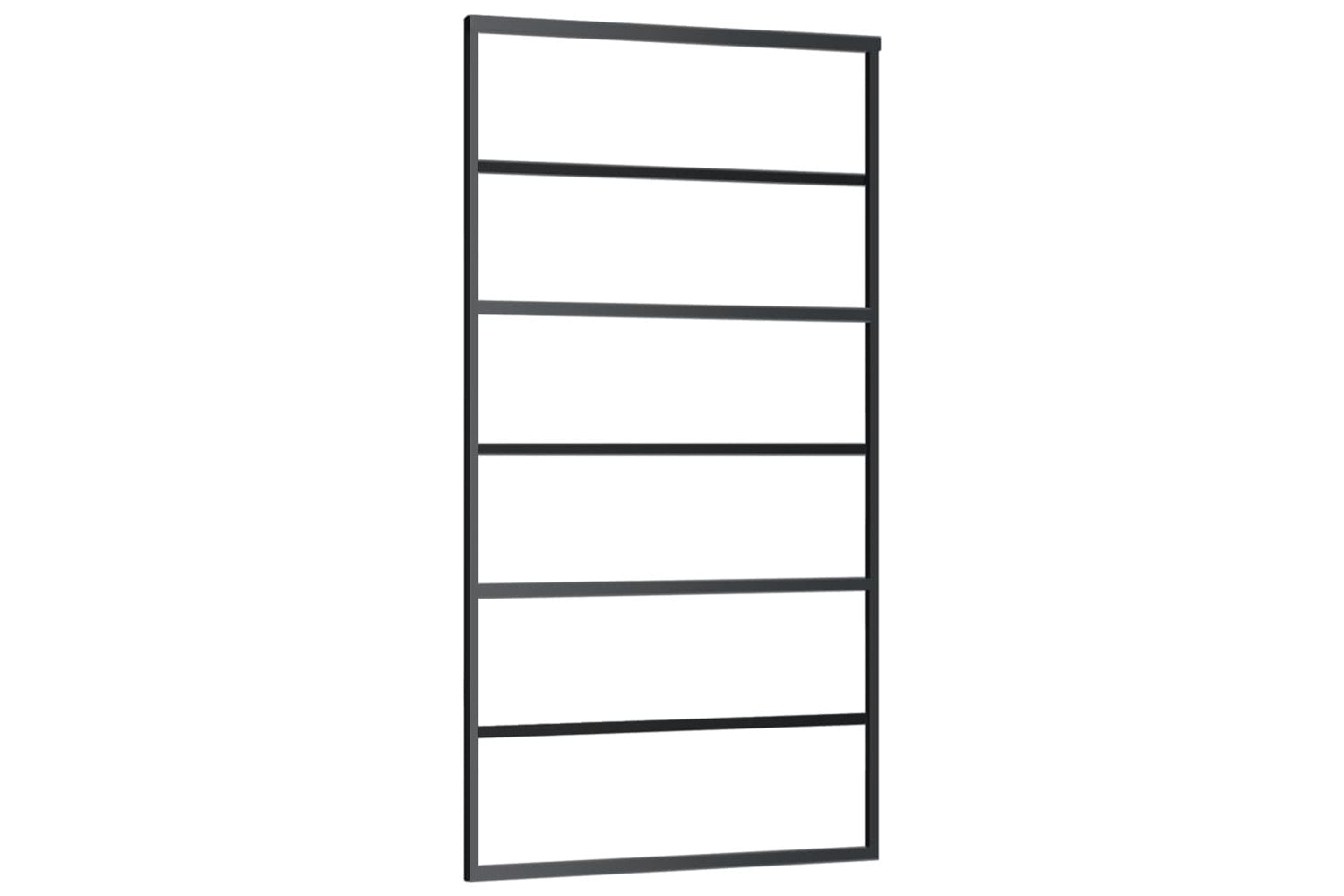 vidaXL 151016 Sliding Door Esg Glass And Aluminium 102x205cm Black-2