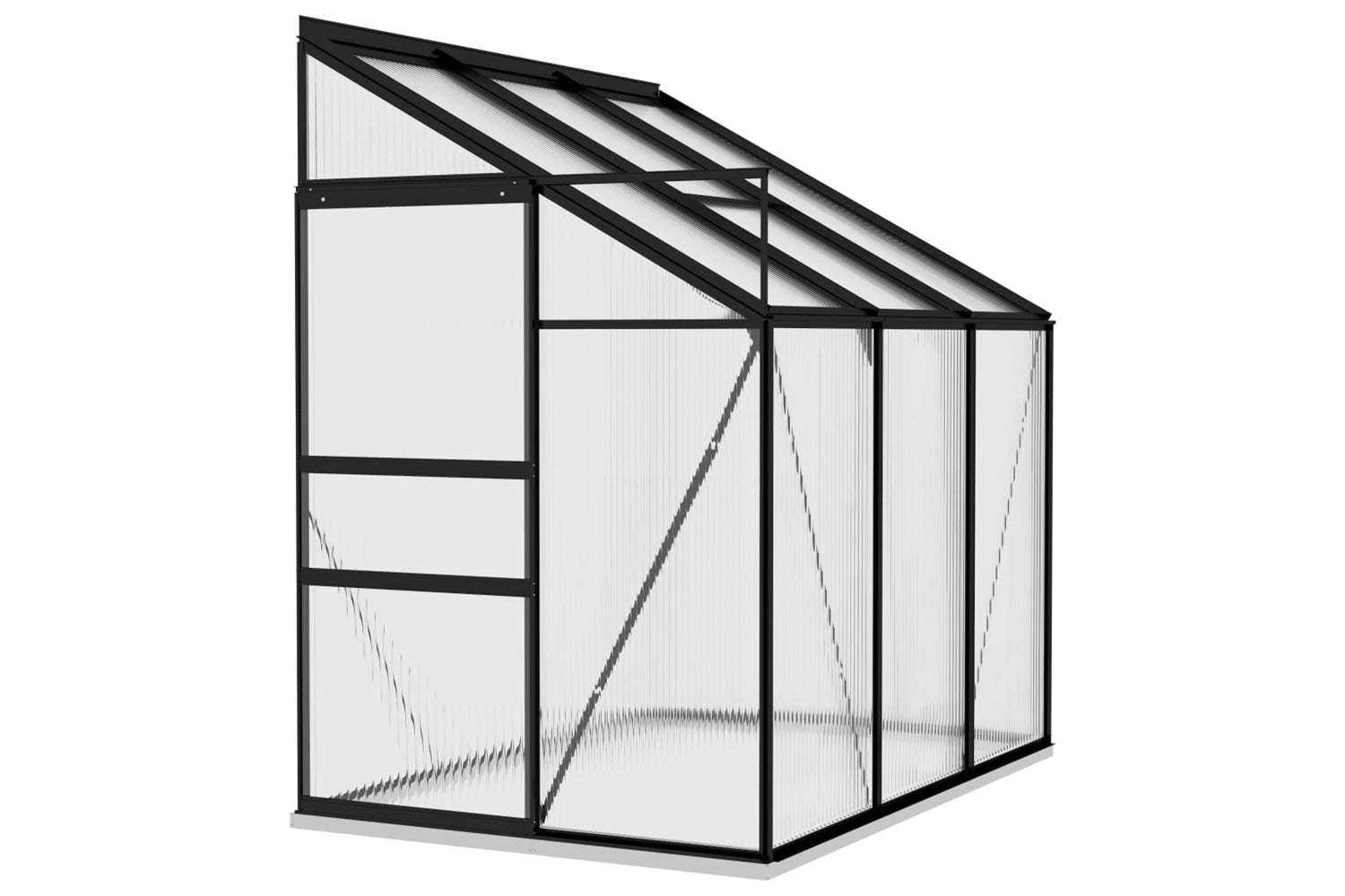 vidaXL 312050 Greenhouse Anthracite Aluminium 3.97 MÃƒÂ¢Ã‚Â³