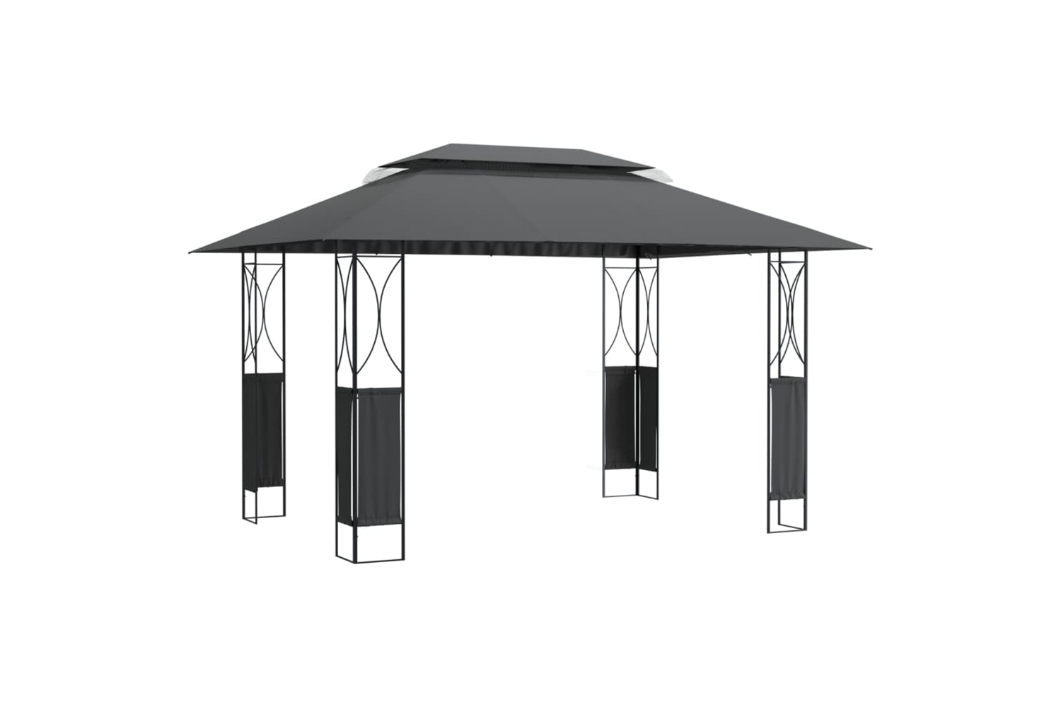 vidaXL 360142 Gazebo With Roof Anthracite 400x300x270cm Steel