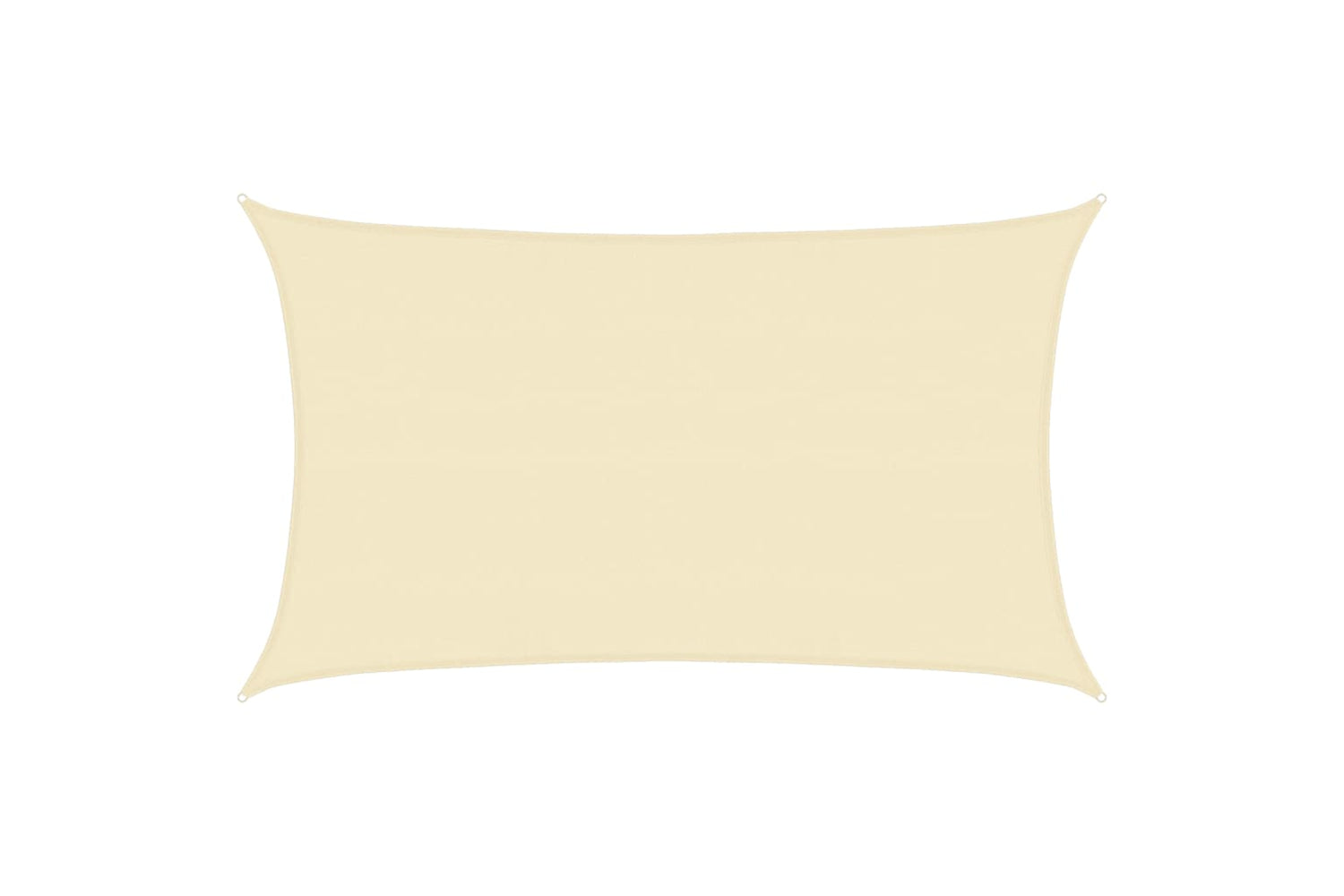 vidaXL 311193 Sunshade Sail 160 G/mÂ² Cream 5x8 M Hdpe