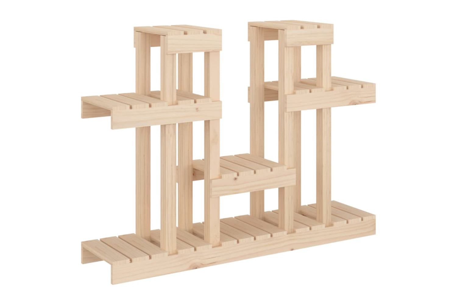 vidaXL 822097 Plant Stand 104.5x25x77.5cm Solid Wood Pine
