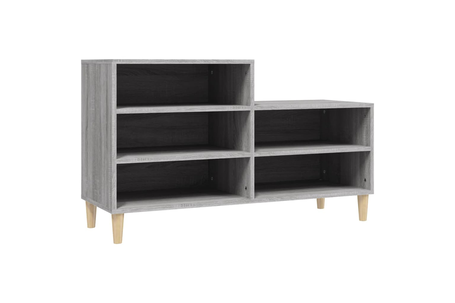 vidaXL 819730 Shoe Cabinet Grey Sonoma 102x36x60cm Engineered Wood