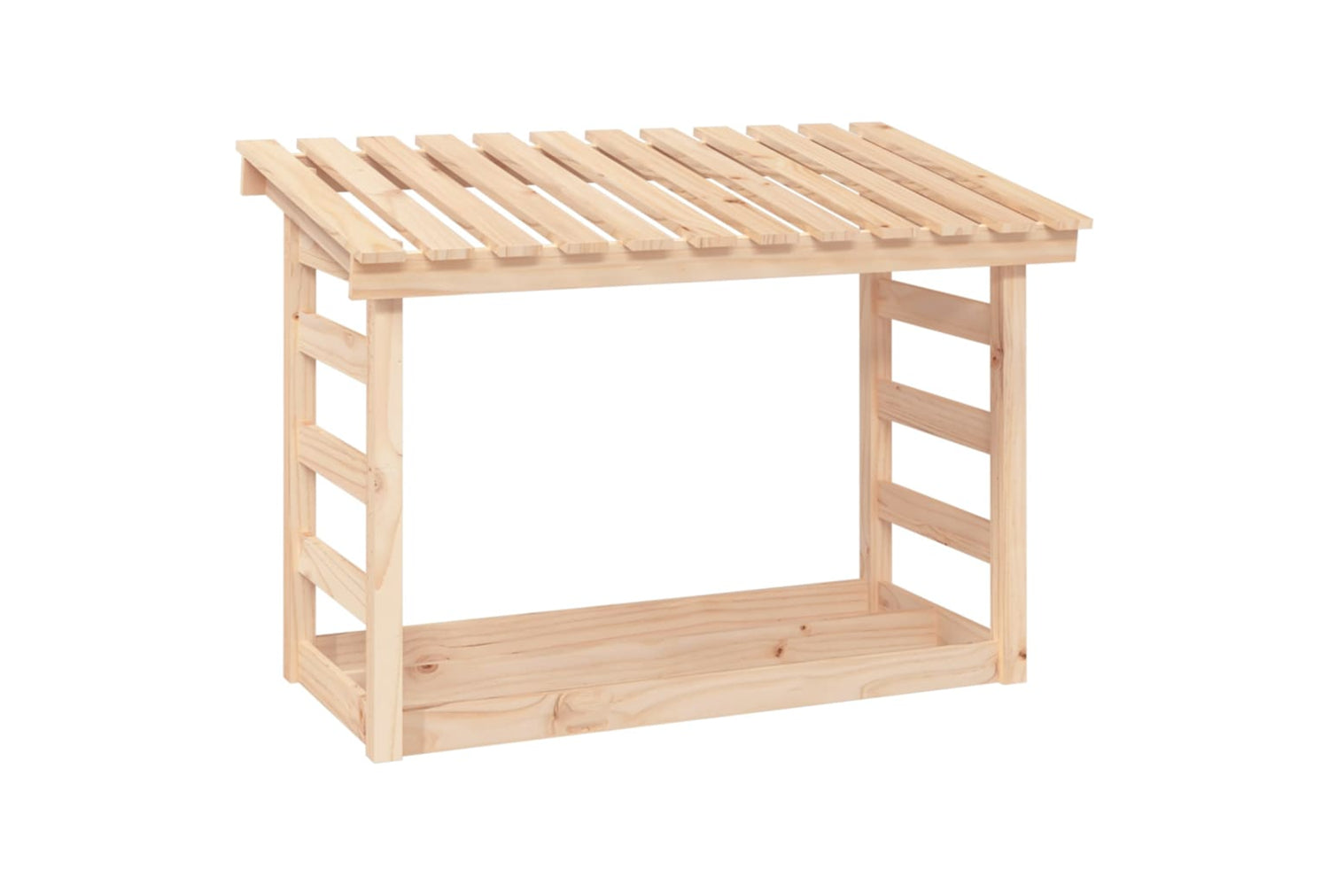 vidaXL 822442 Firewood Rack 108x64.5x78cm Solid Wood Pine