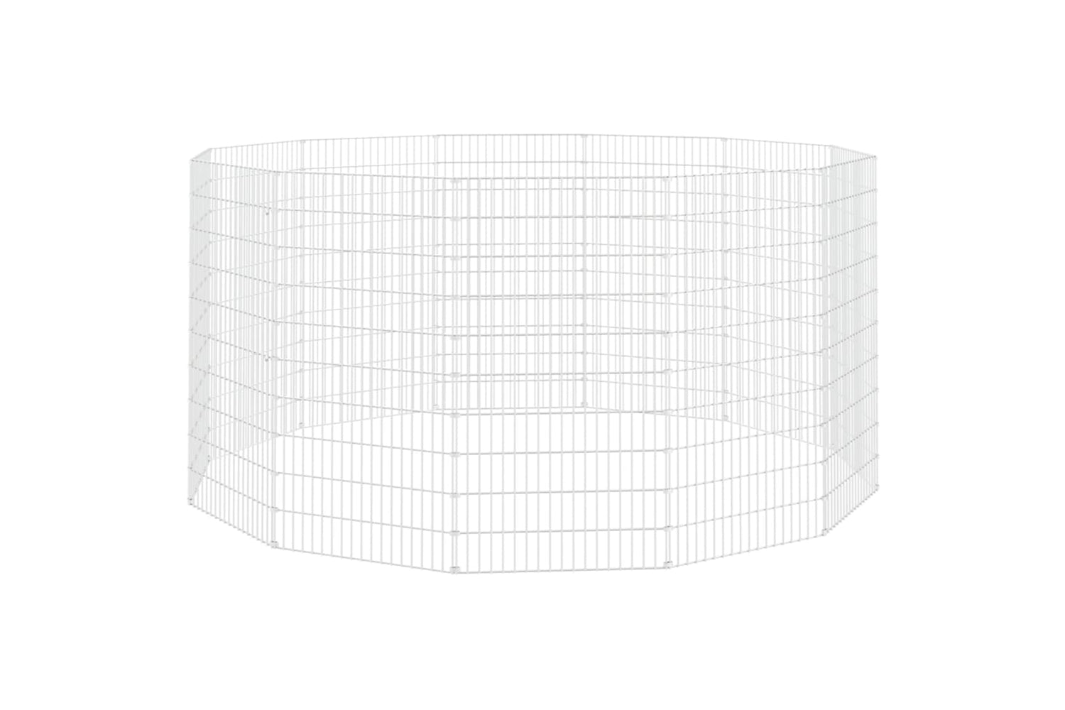 Vidaxl Free Range Animal Enclosure 12-panel 54x100 Cm Galvanised Iron