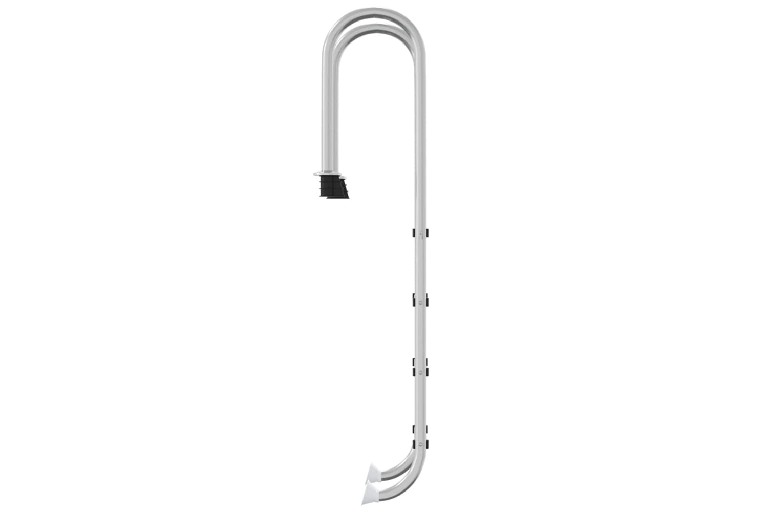 vidaXL 93453 Pool Ladder 54x38x184.5cm 304 Stainless Steel-3