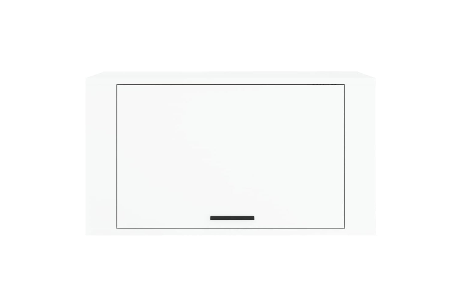 vidaXL 821014 Wall-mounted Shoe Cabinet High Gloss White 70x35x38cm Engineered Wood-4