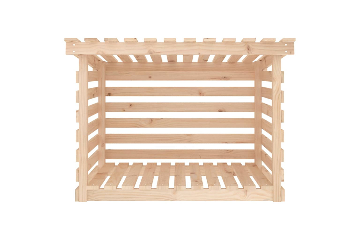 vidaXL 822227 Firewood Rack 108x73x79cm Solid Wood Pine-4