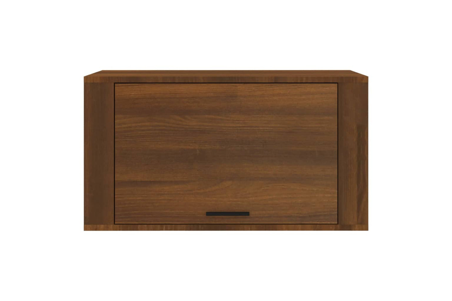 vidaXL 821019 Wall-mounted Shoe Cabinet Brown Oak 70x35x38cm Solid Wood Pine