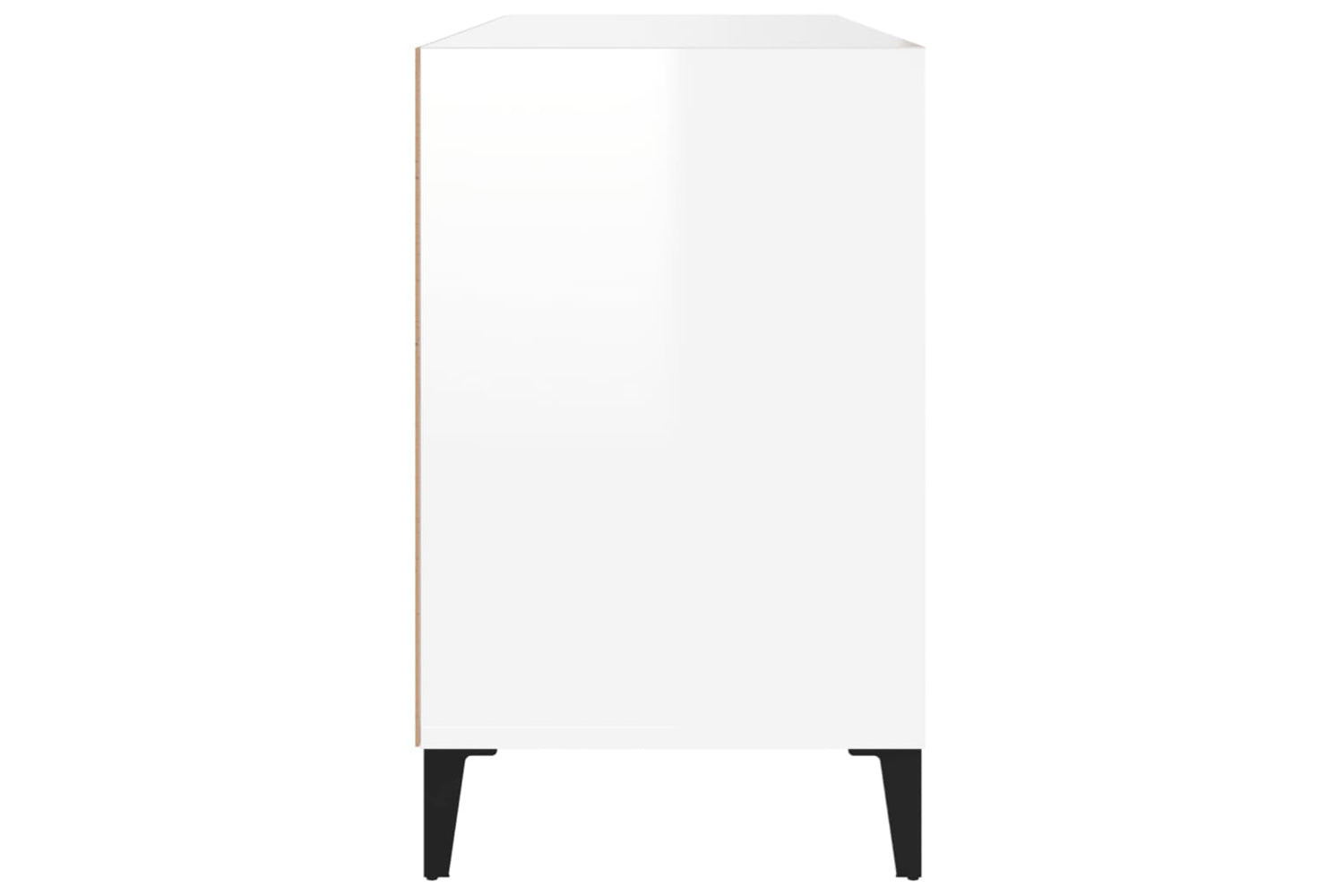 vidaXL 819750 Shoe Cabinet High Gloss White 102x36x60cm Engineered Wood-5