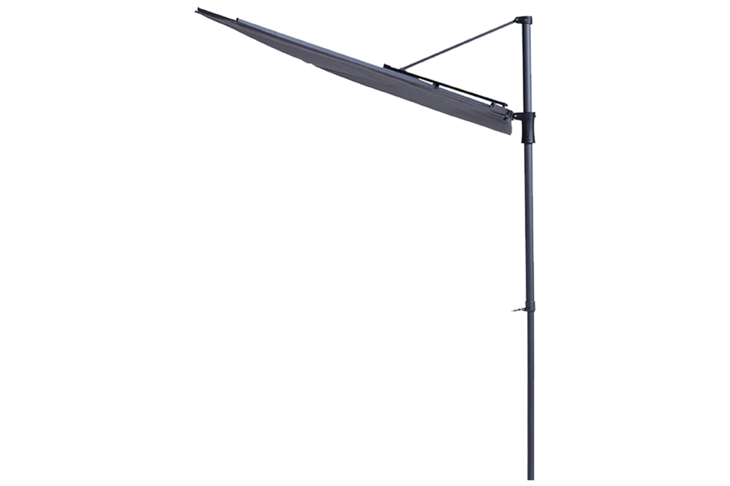 Madison Balcony Parasol Sun Wave 270x150 Cm Grey Pac3p014-5