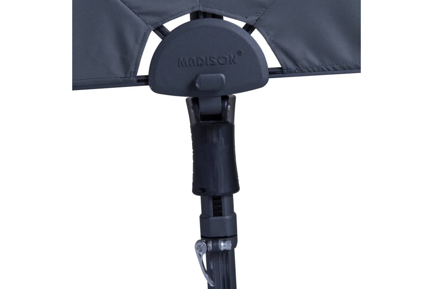 Madison Balcony Parasol Sun Wave 270x150 Cm Grey Pac3p014-9