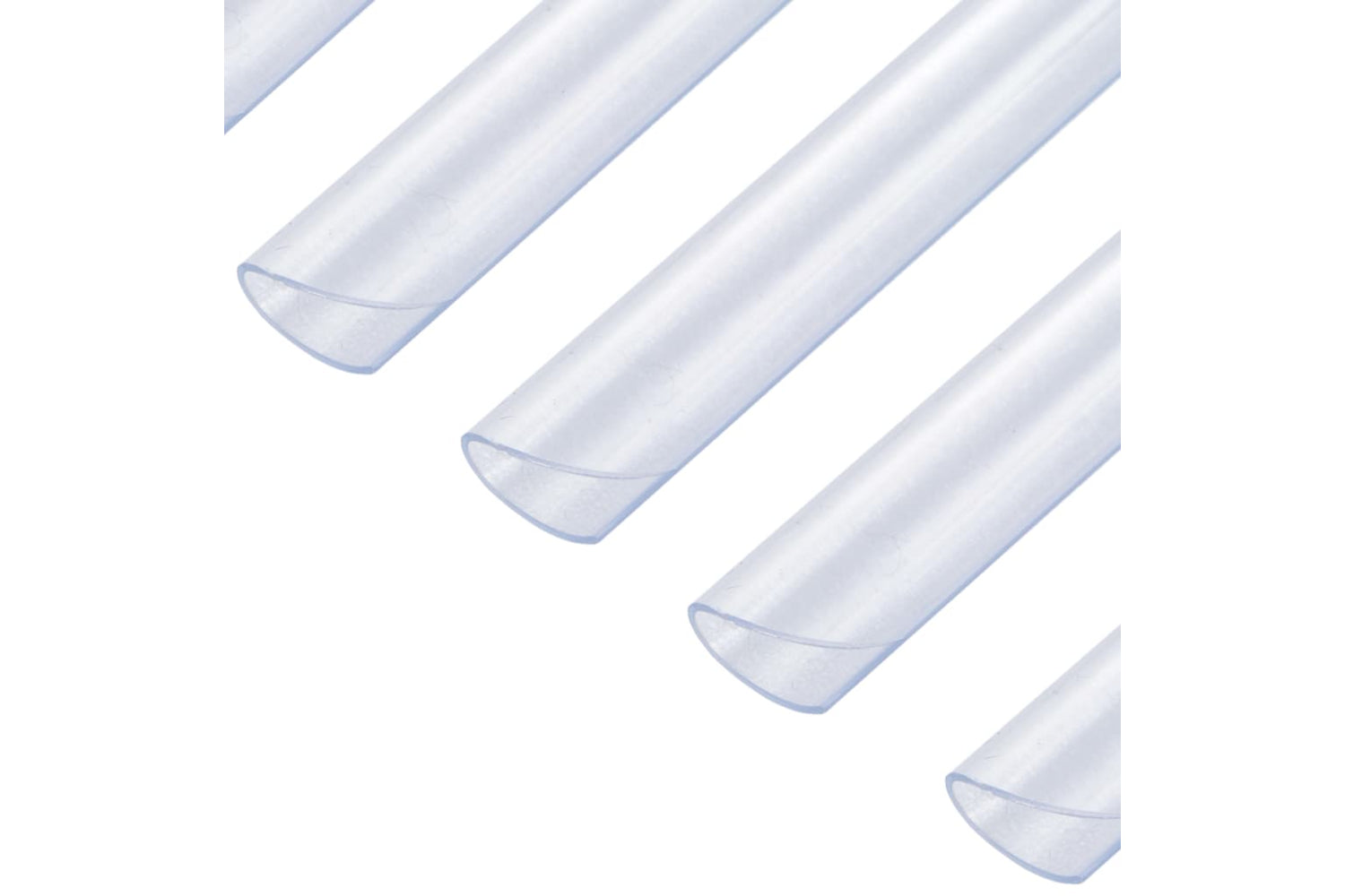 Vidaxl 45476 100 Pcs Fence Strip Clips Pvc Transparent-3