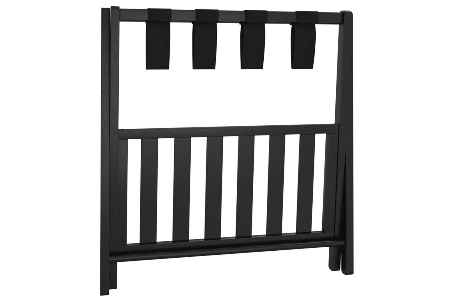 vidaXL 356366 Luggage Rack Black 68x38x58cm Bamboo-4