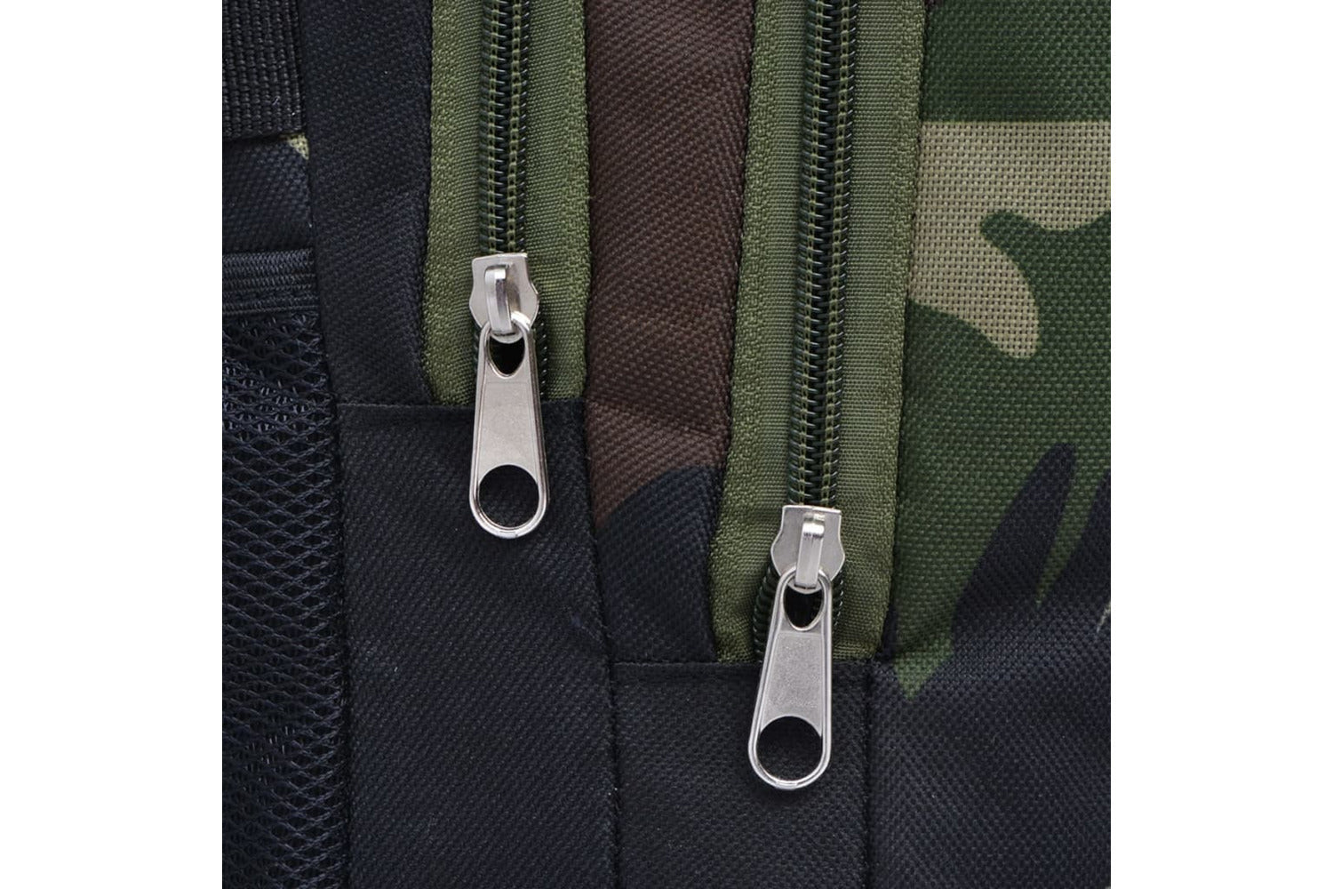 Vidaxl 91110 School Backpack 40 L Black And Camouflage-5