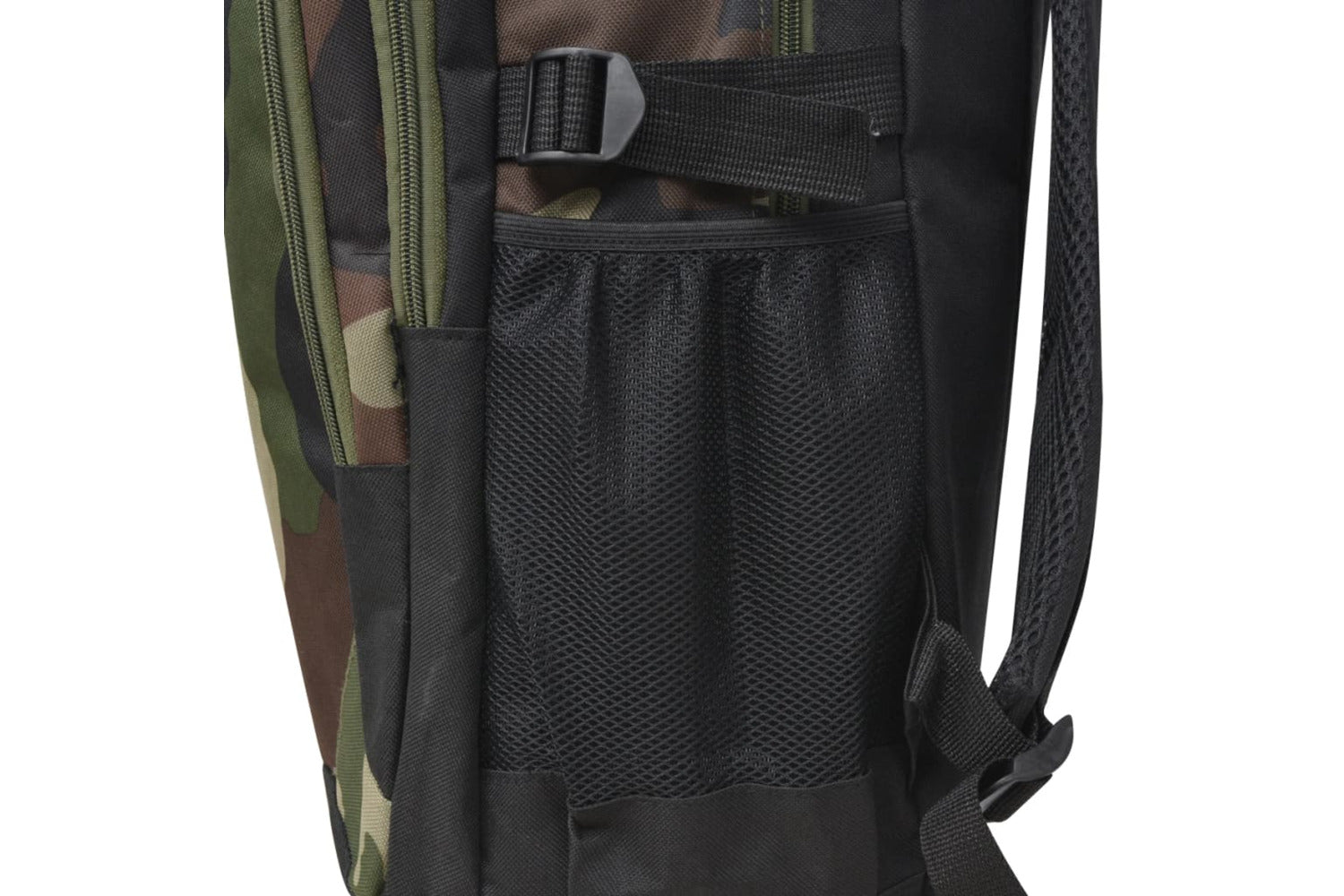 Vidaxl 91110 School Backpack 40 L Black And Camouflage-3