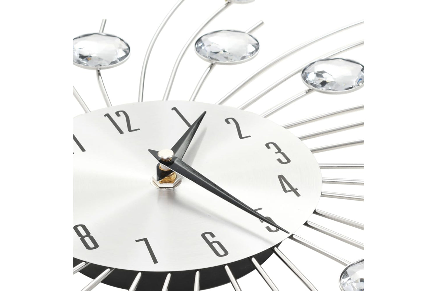 Vidaxl 50643 Wall Clock Modern Design 50 cm | Silver-4
