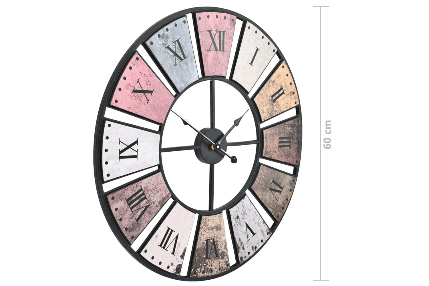 Vidaxl 50647 Vintage Wall Clock 60 cm | Multicolour-6