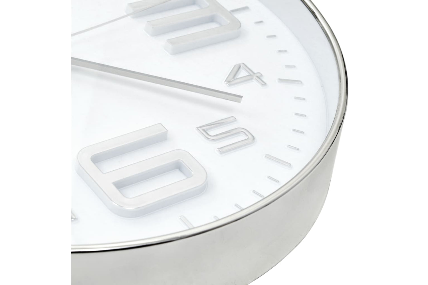 Vidaxl 50632 Wall Clock 30 cm | Silver-4