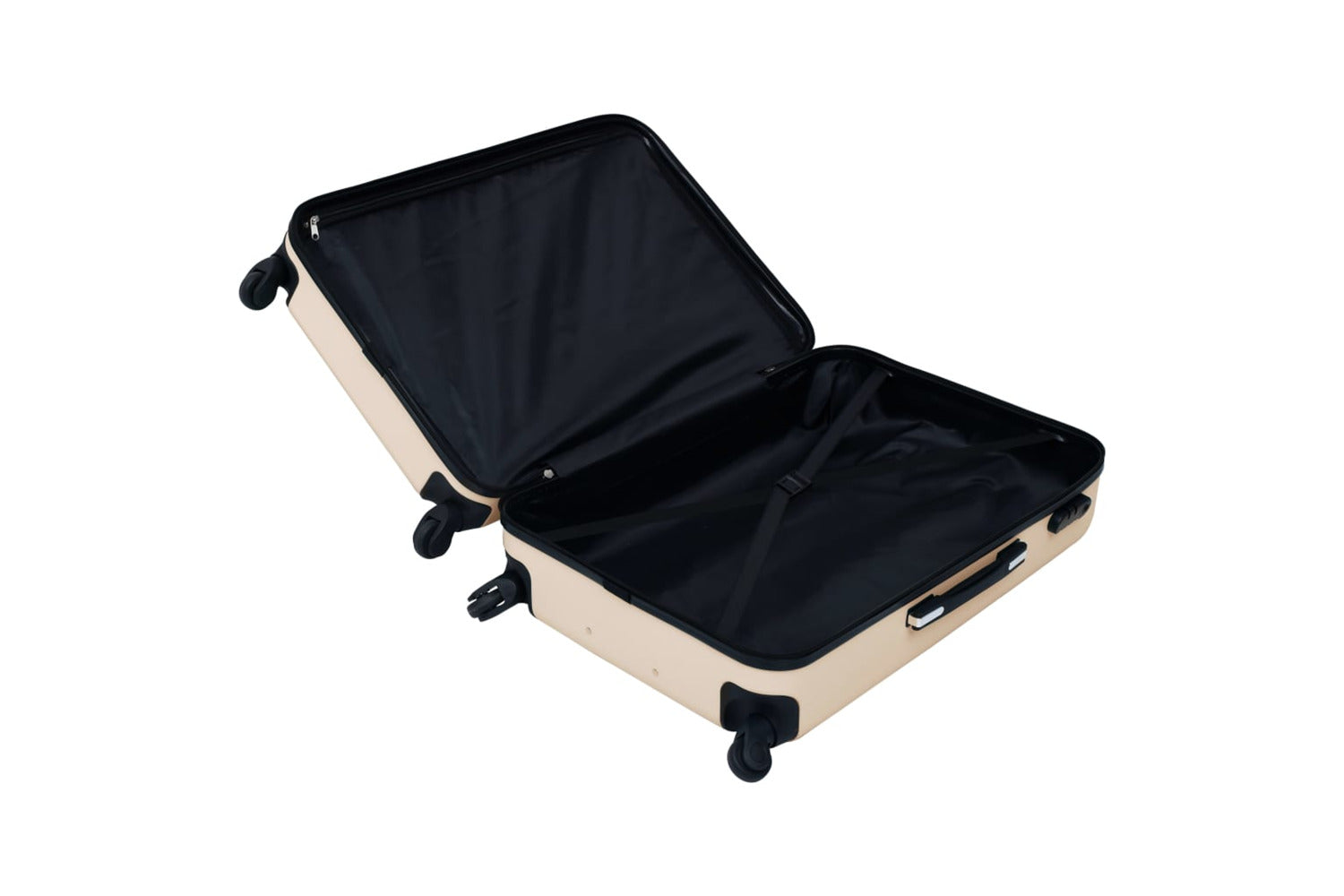 Vidaxl 92416 Hardcase Trolley Set 3 Pcs Gold Abs-6