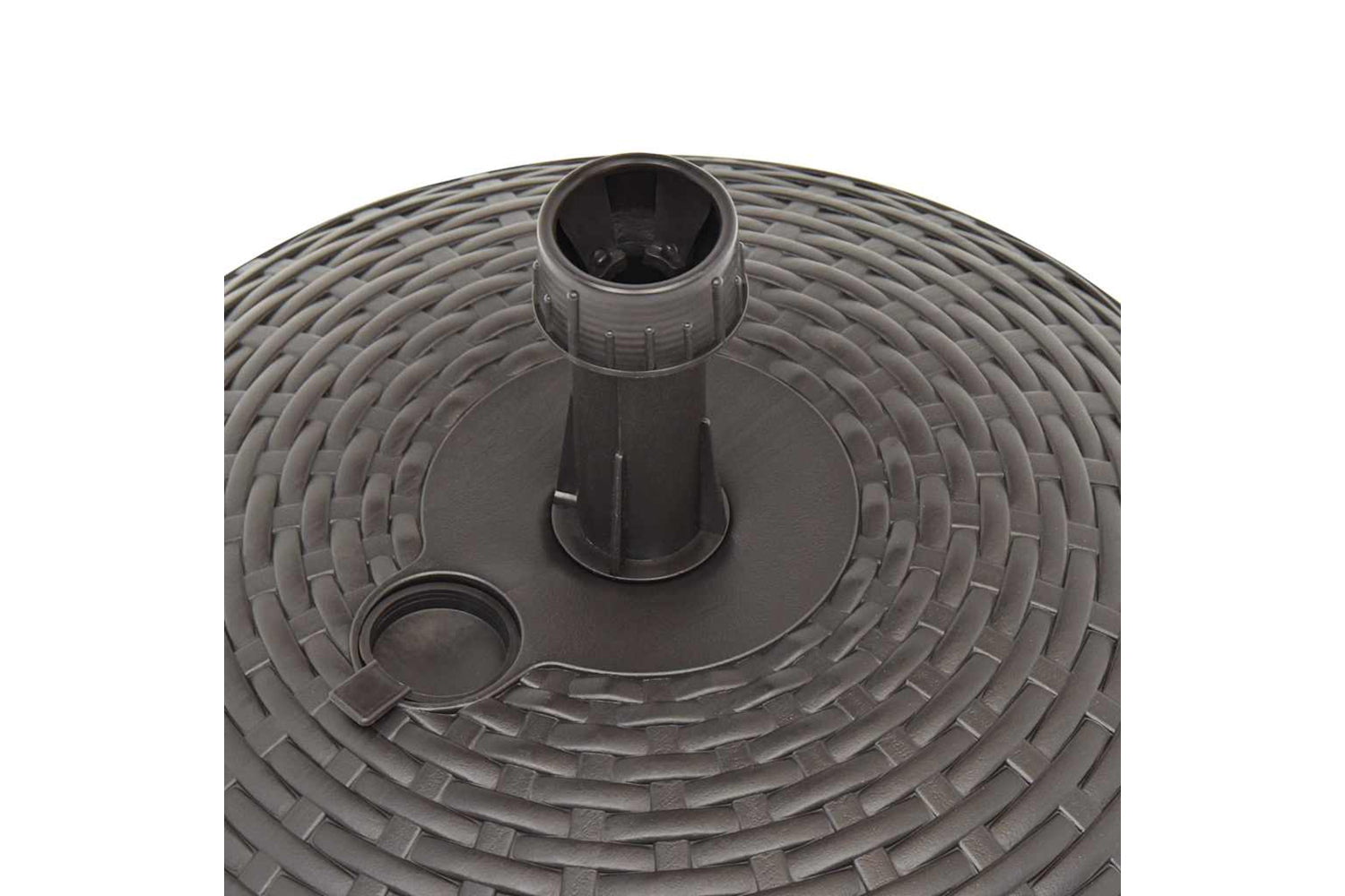 Vidaxl 48770 Umbrella Base Sand/water Filled 20 L Brown Plastic Rattan-5