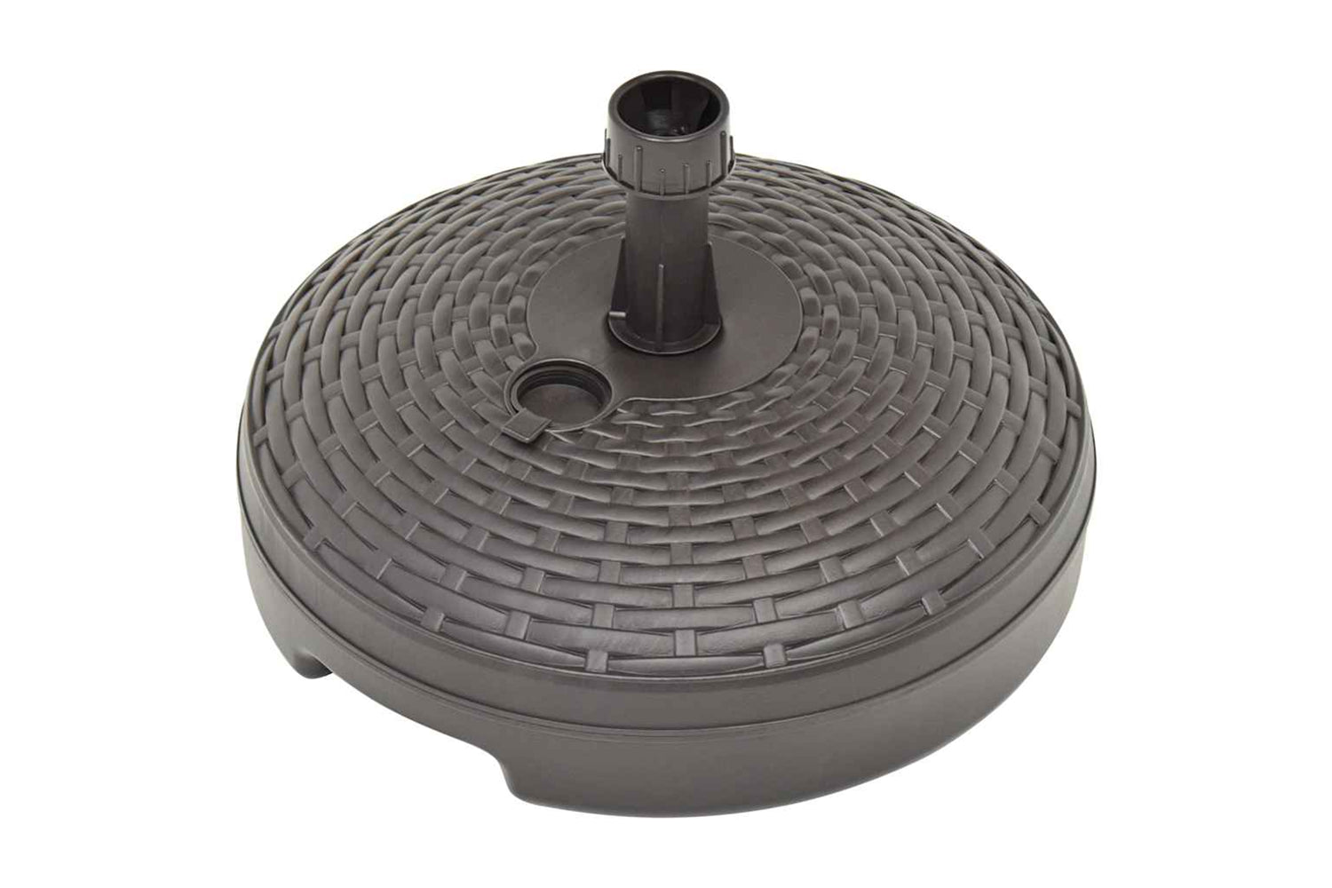 Vidaxl 48770 Umbrella Base Sand/water Filled 20 L Brown Plastic Rattan-4