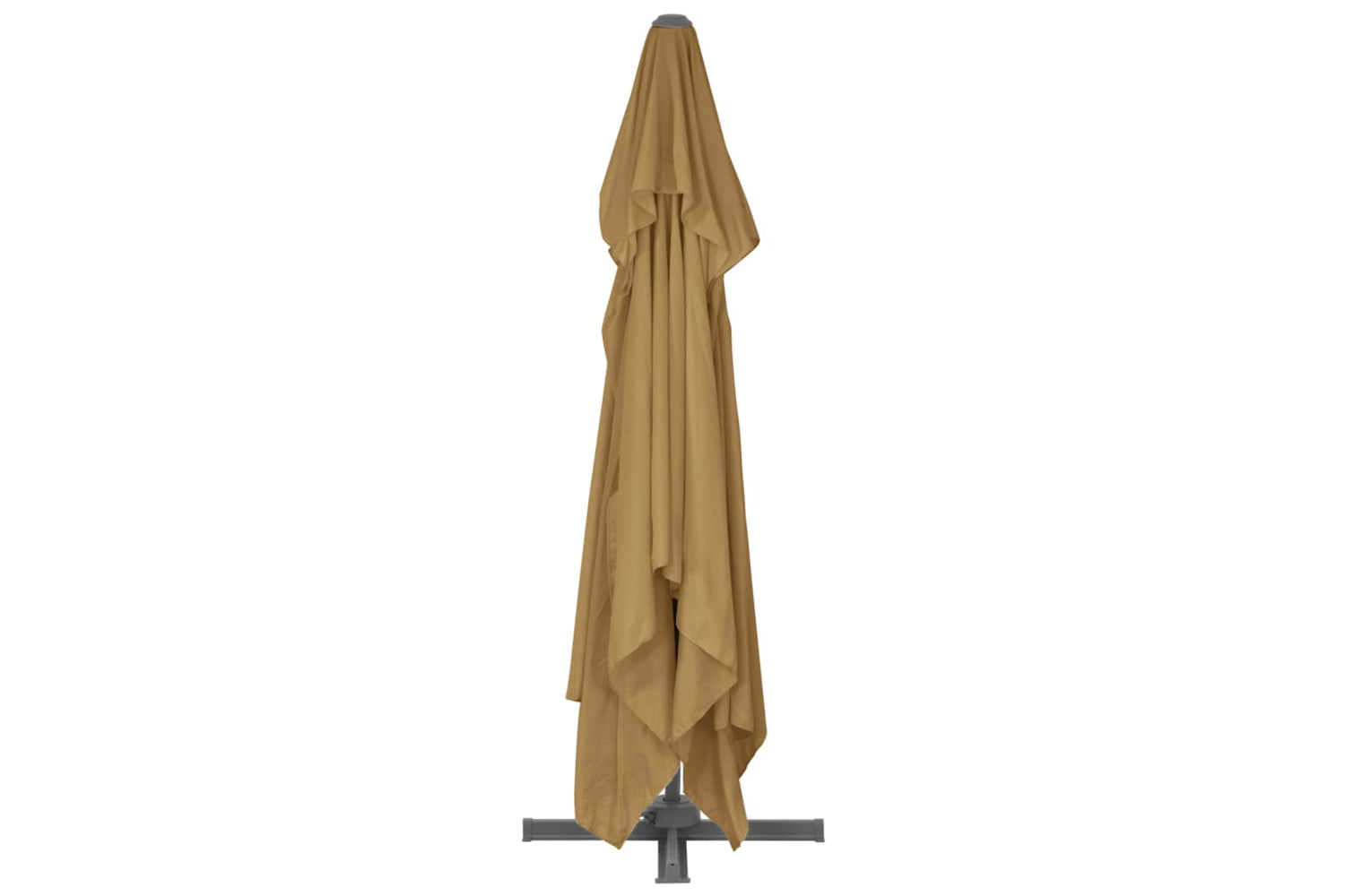 Vidaxl 276349 Outdoor Umbrella With Portable Base Taupe-5