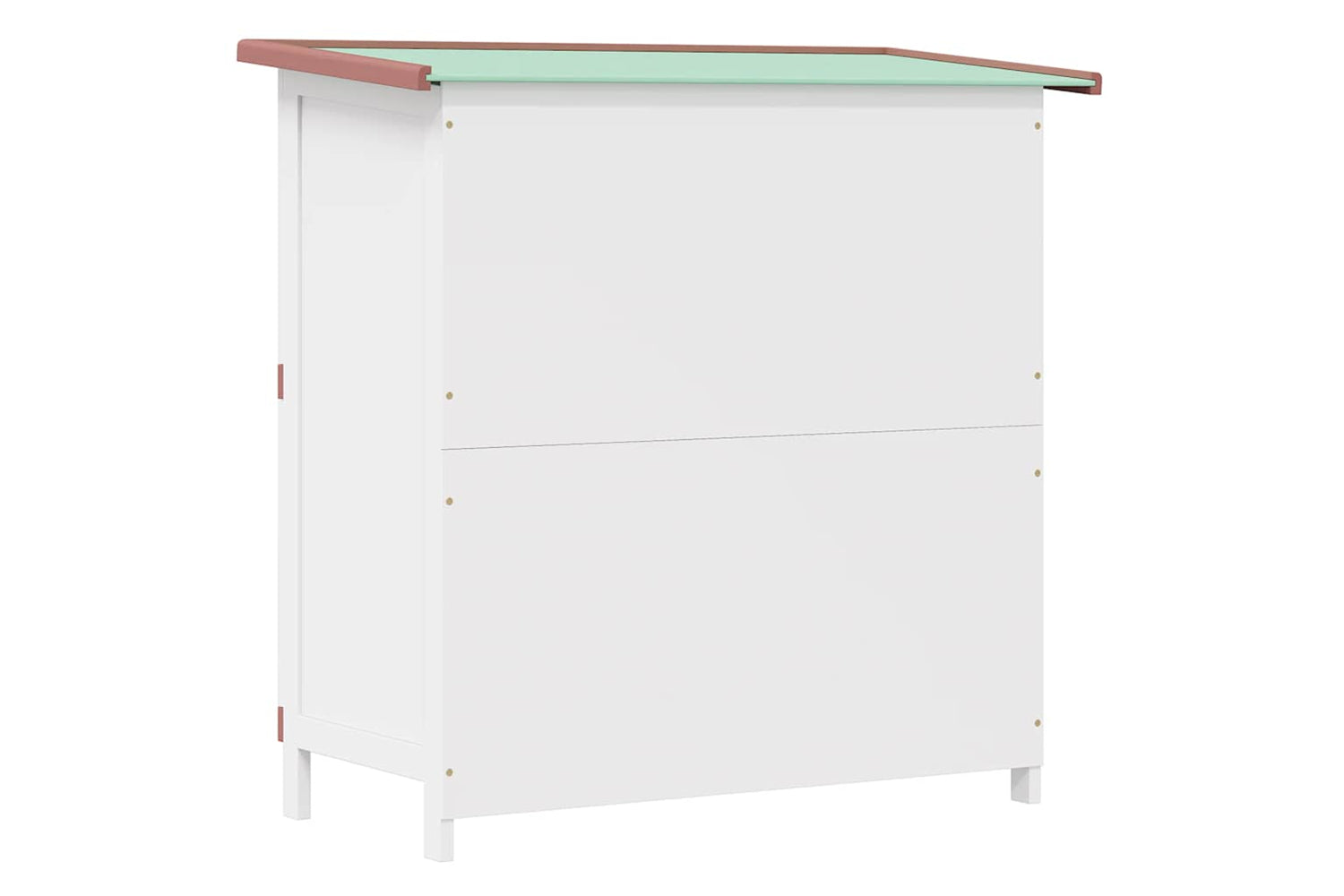 Vidaxl 170835 Outdoor Rabbit Hutch 4 Doors Brown Wood-5