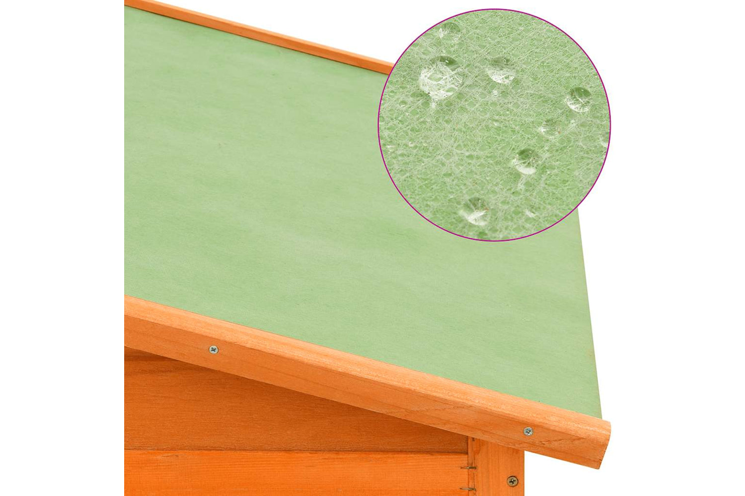 Vidaxl 170864 Chicken Coop With Nest Box Solid Fir Wood-5