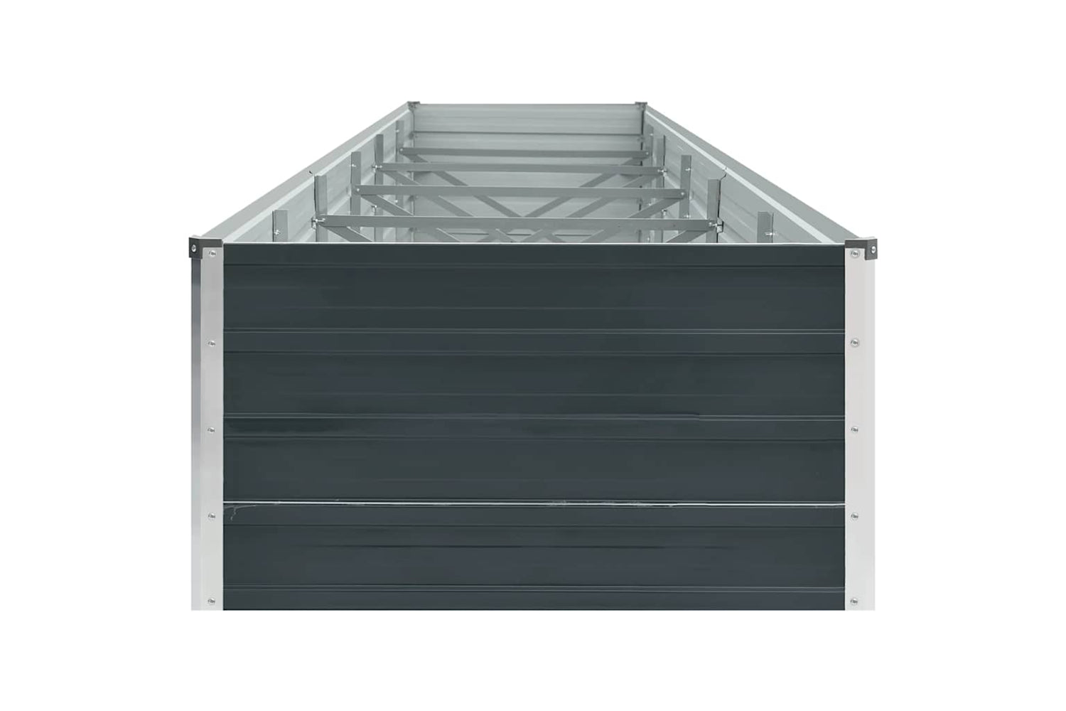 vidaXL 47067 Garden Raised Bed Galvanised Steel 480x80x45cm Anthracite-4