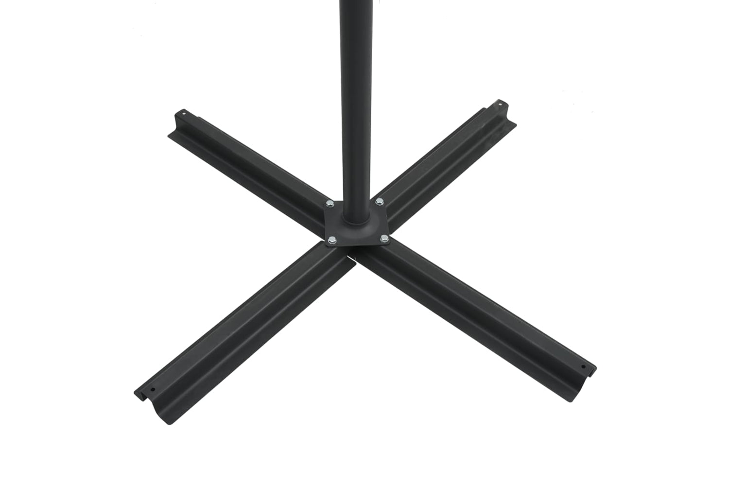 Vidaxl 46993 Cantilever Umbrella With Led Lights And Steel Pole 250x250 Cm Green-8