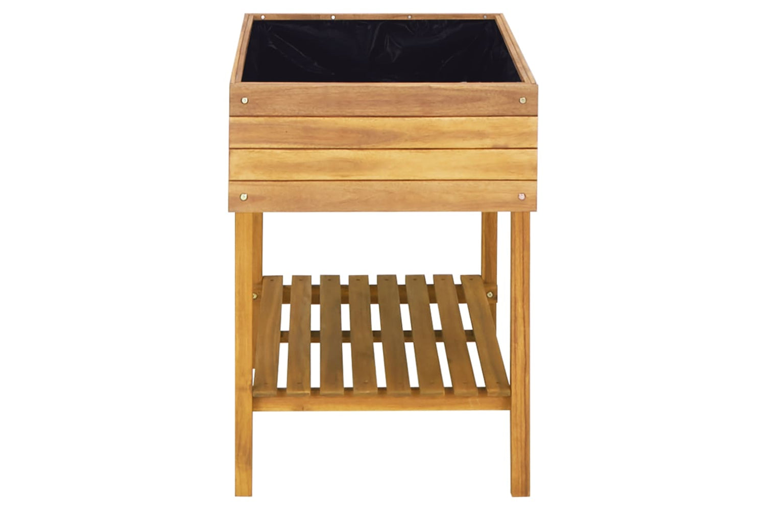 vidaXL 46584 Raised Garden Planter 78.5x58.5x78.5cm Solid Acacia Wood-4