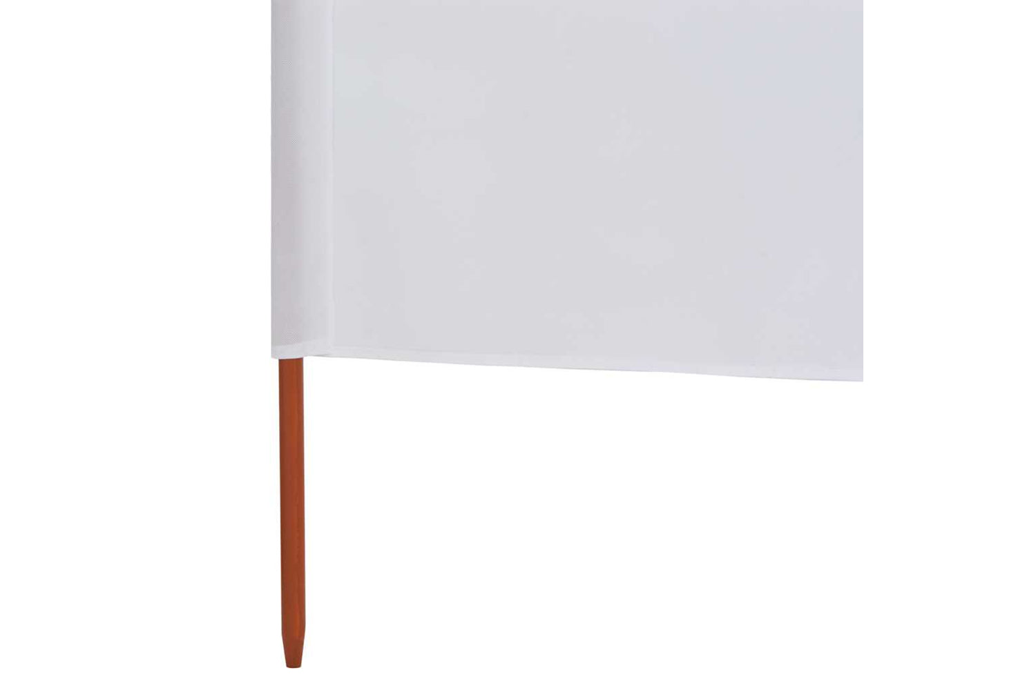 vidaXL 47148 3-panel Wind Screen Fabric 400x160cm Sand White-4