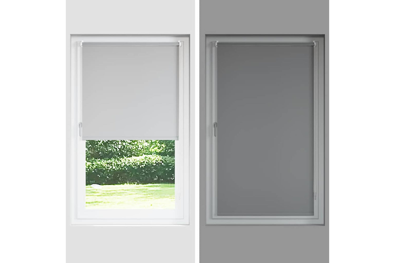 Vidaxl Roller Blind Blackout 100 X 175 Cm Grey-7