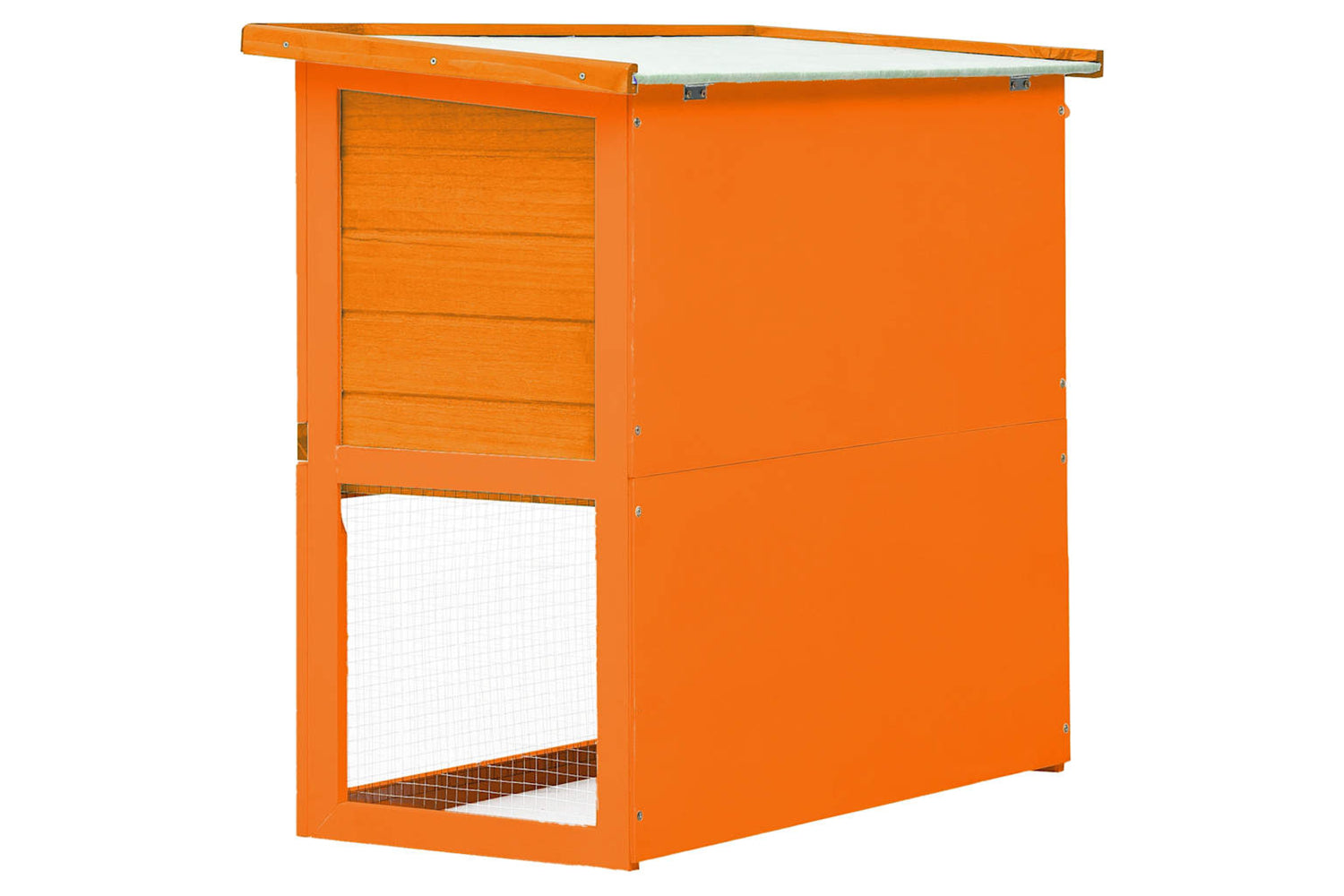 Vidaxl 170158 Outdoor Rabbit Hutch Small Animal House Pet Cage 1 Door Wood-4