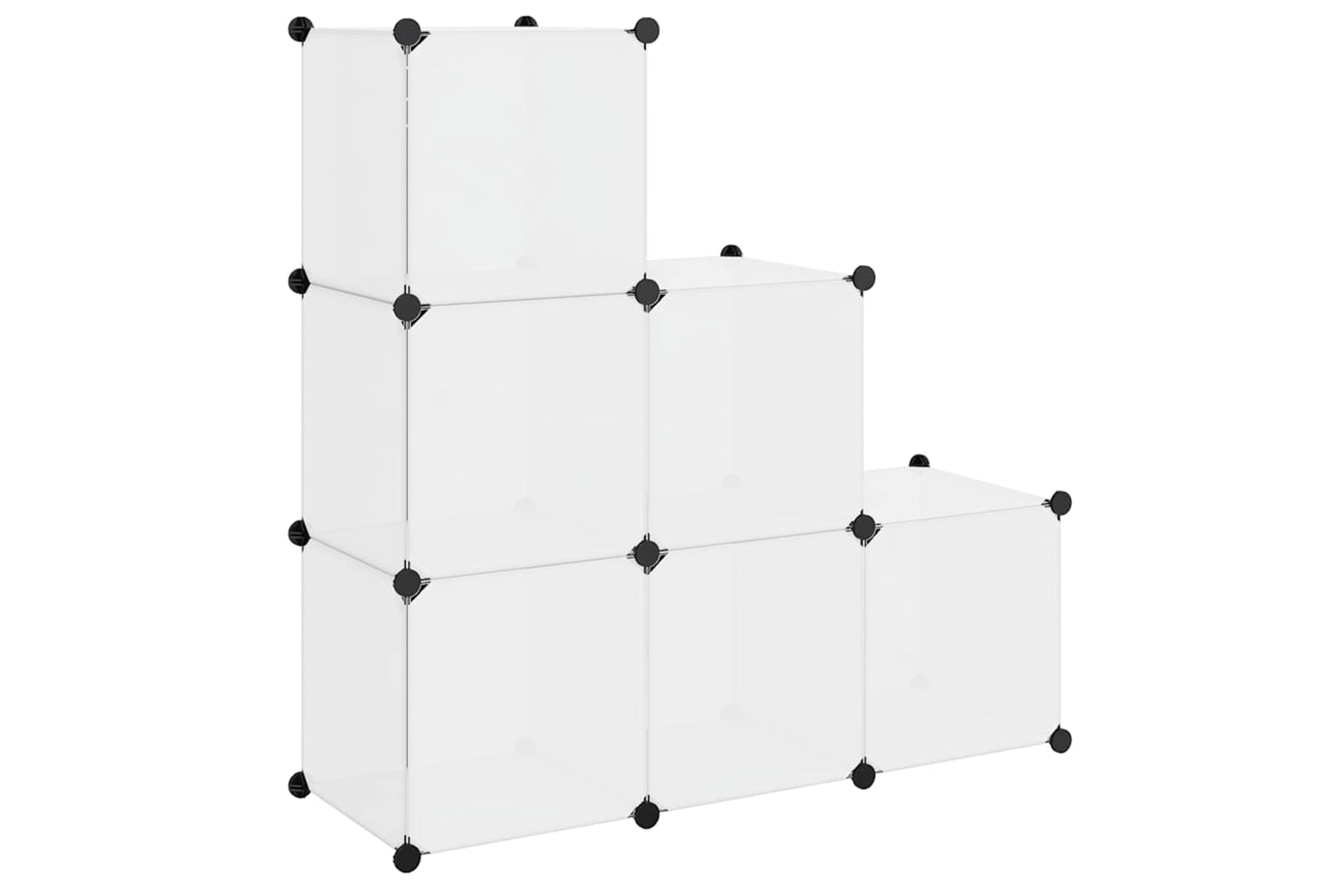 Vidaxl 244922 Storage Cube Organiser With 6 Compartments White-4