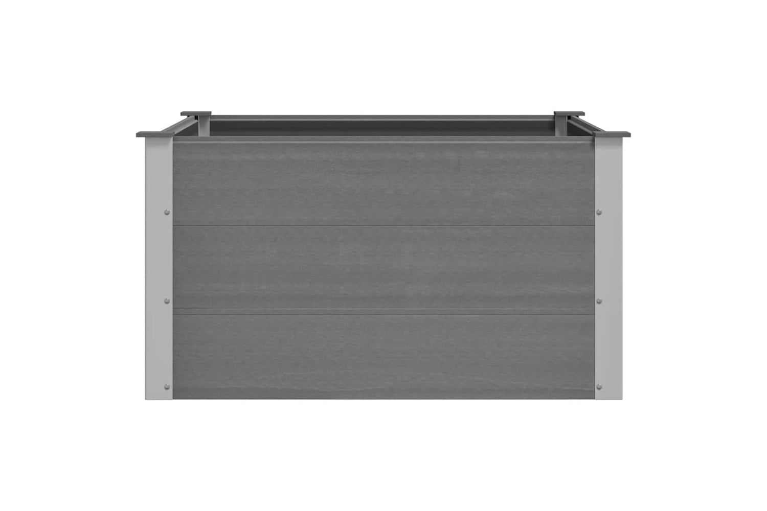 vidaXL 43605 Garden Raised Bed Wpc 100x100x54cm Grey-4