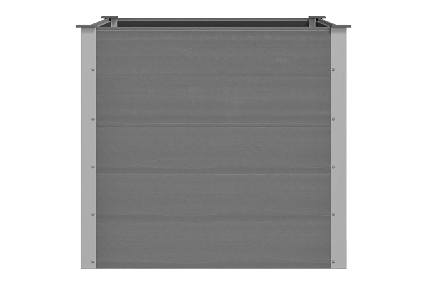 vidaXL 43606 Garden Raised Bed Wpc 100x100x91cm Grey-4