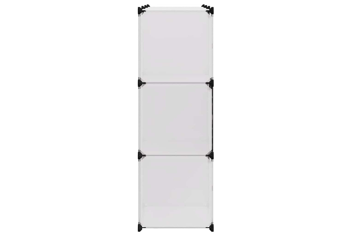 Vidaxl 244924 Storage Cube Organiser With 9 Compartments Black And White-4