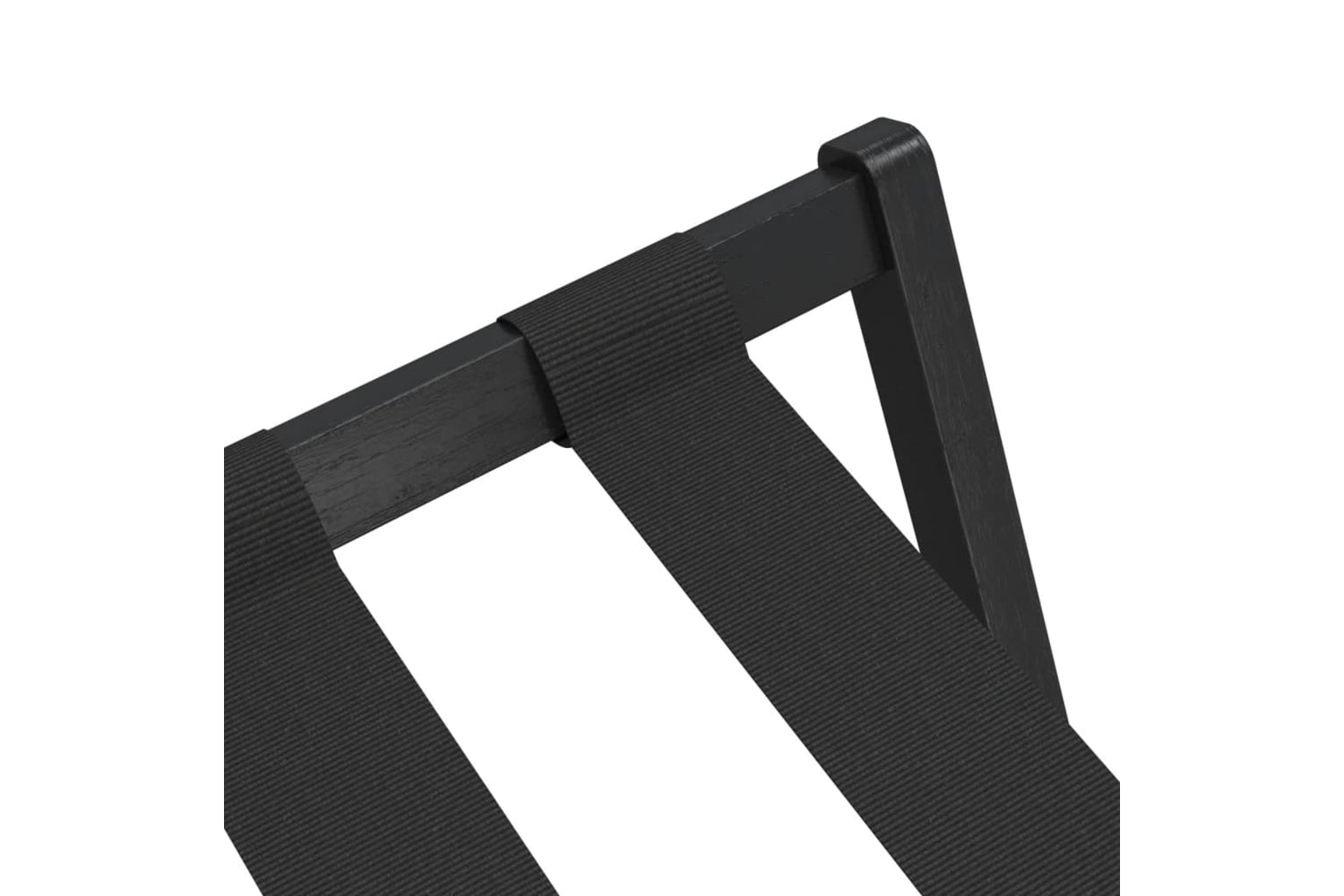 vidaXL 356366 Luggage Rack Black 68x38x58cm Bamboo-5