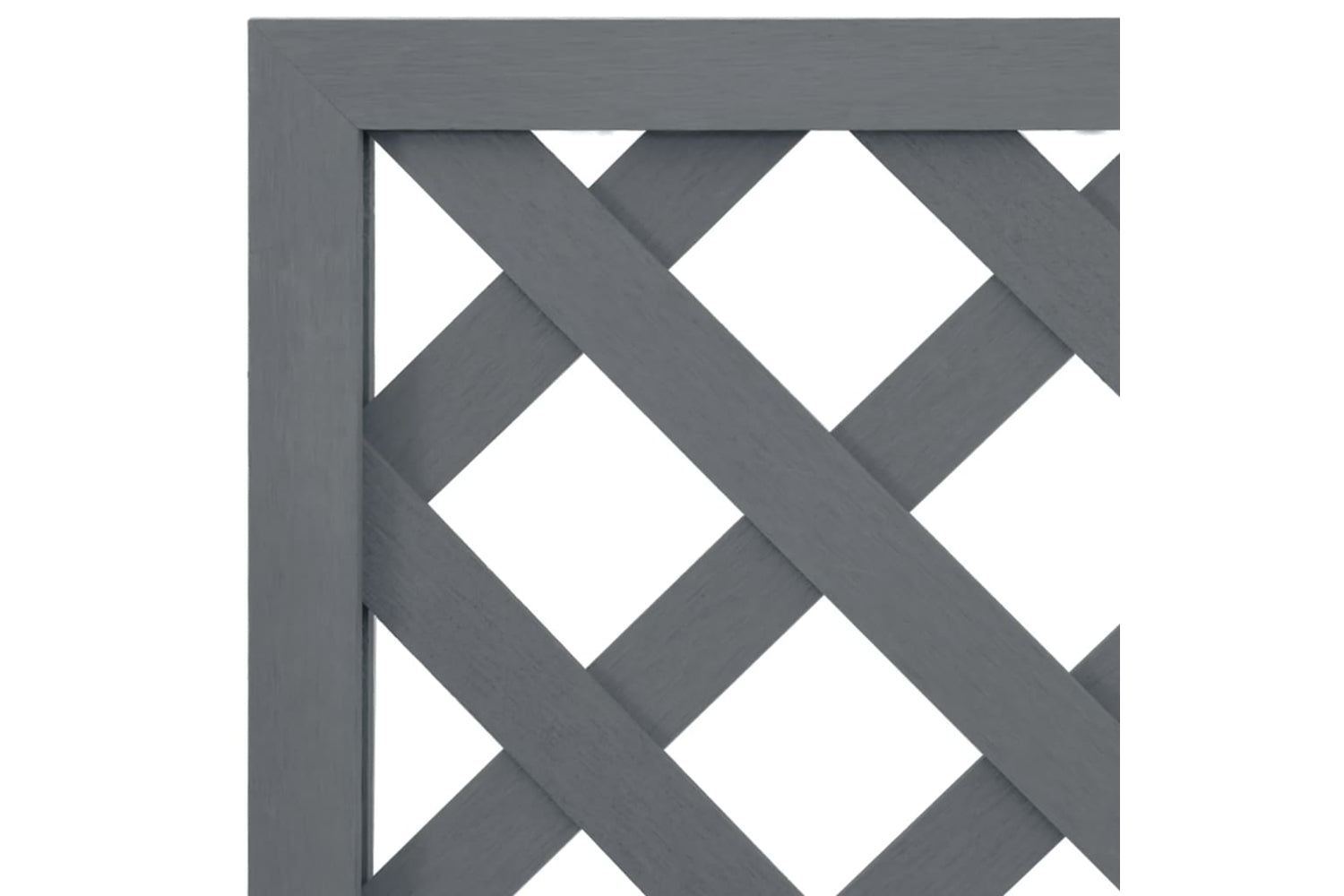 vidaXL 362577 Trellis Planter Grey 65x33x135cm Wpc-5