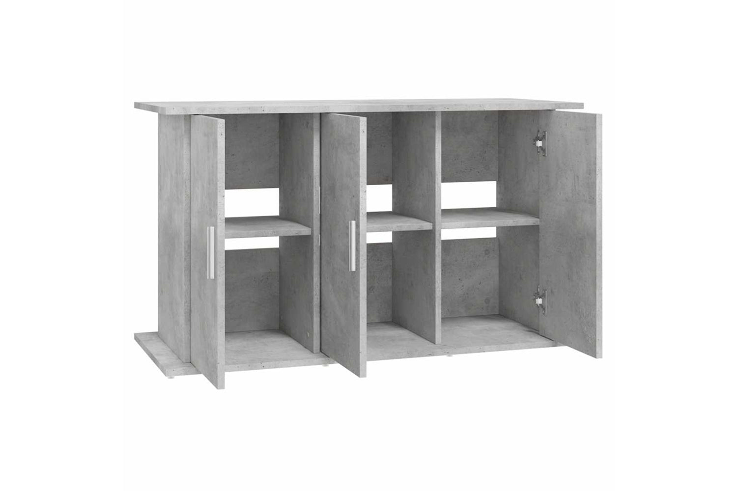 vidaXL 833635 Aquarium Stand Concrete Grey 101x41x58cm Engineered Wood-5