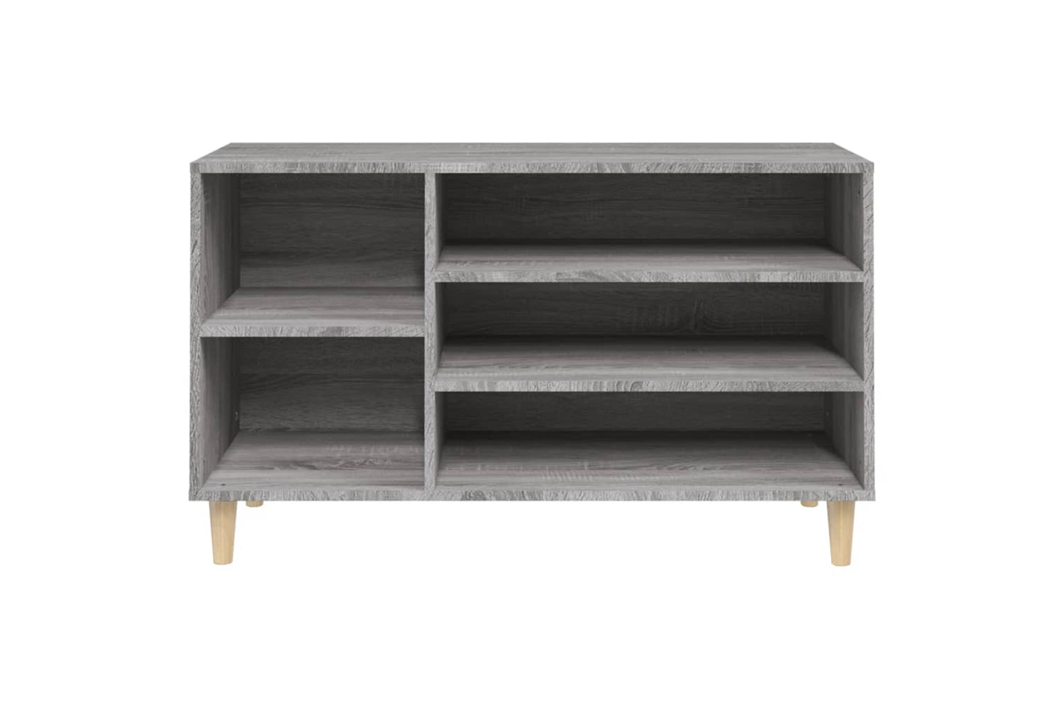 vidaXL 819746 Shoe Cabinet Grey Sonoma 102x36x60cm Engineered Wood-4