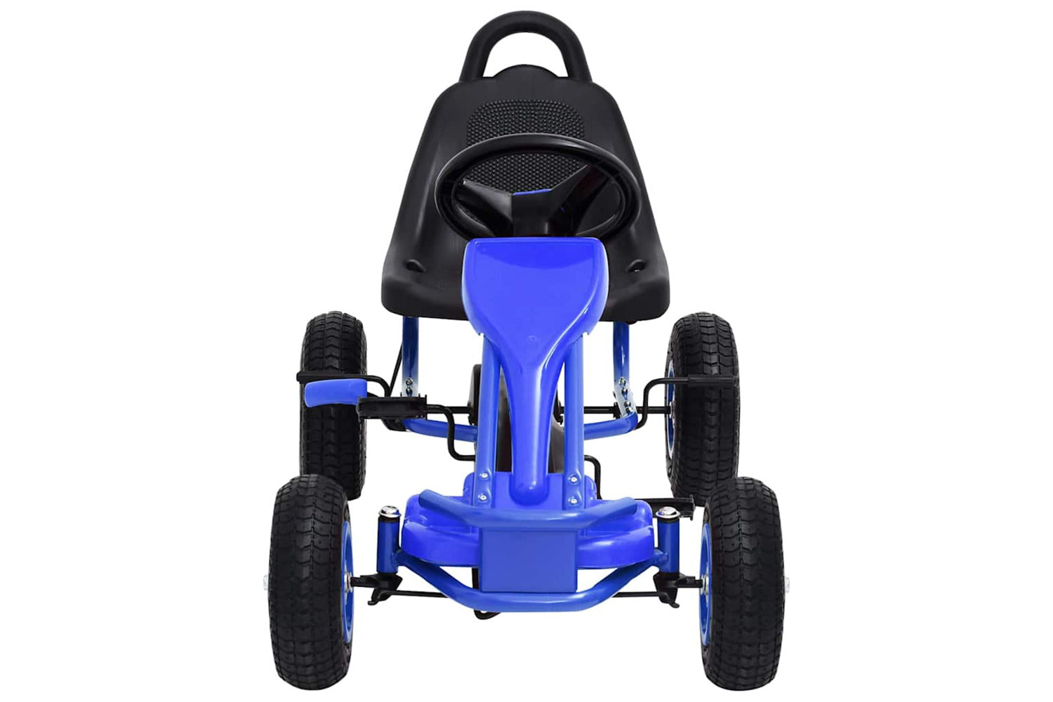 Vidaxl Pedal Go-kart With Pneumatic Tyres Blue-3
