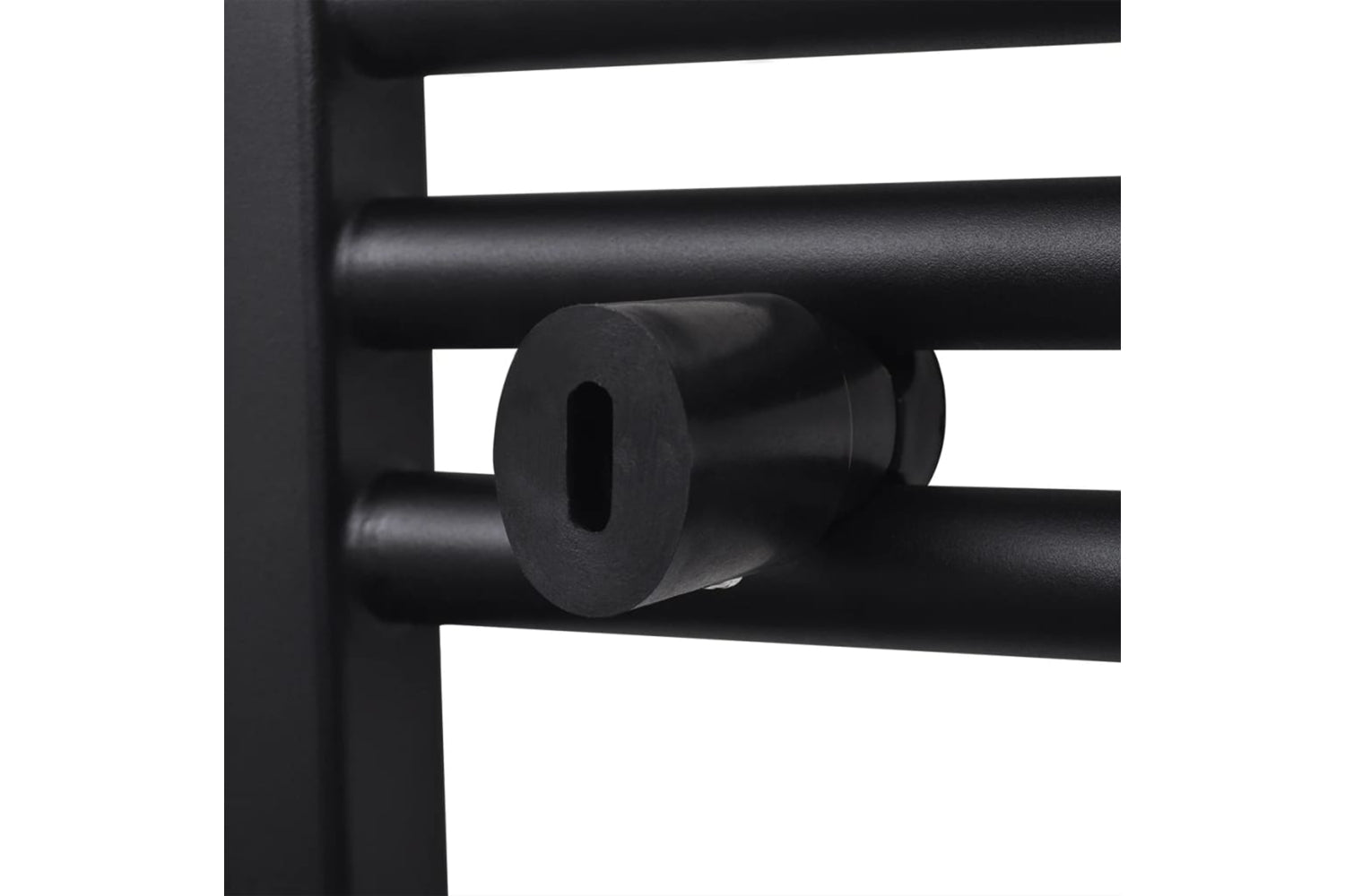 Vidaxl 141905 Black Bathroom Central Heating Towel Rail Radiator Straight 500x764mm-6