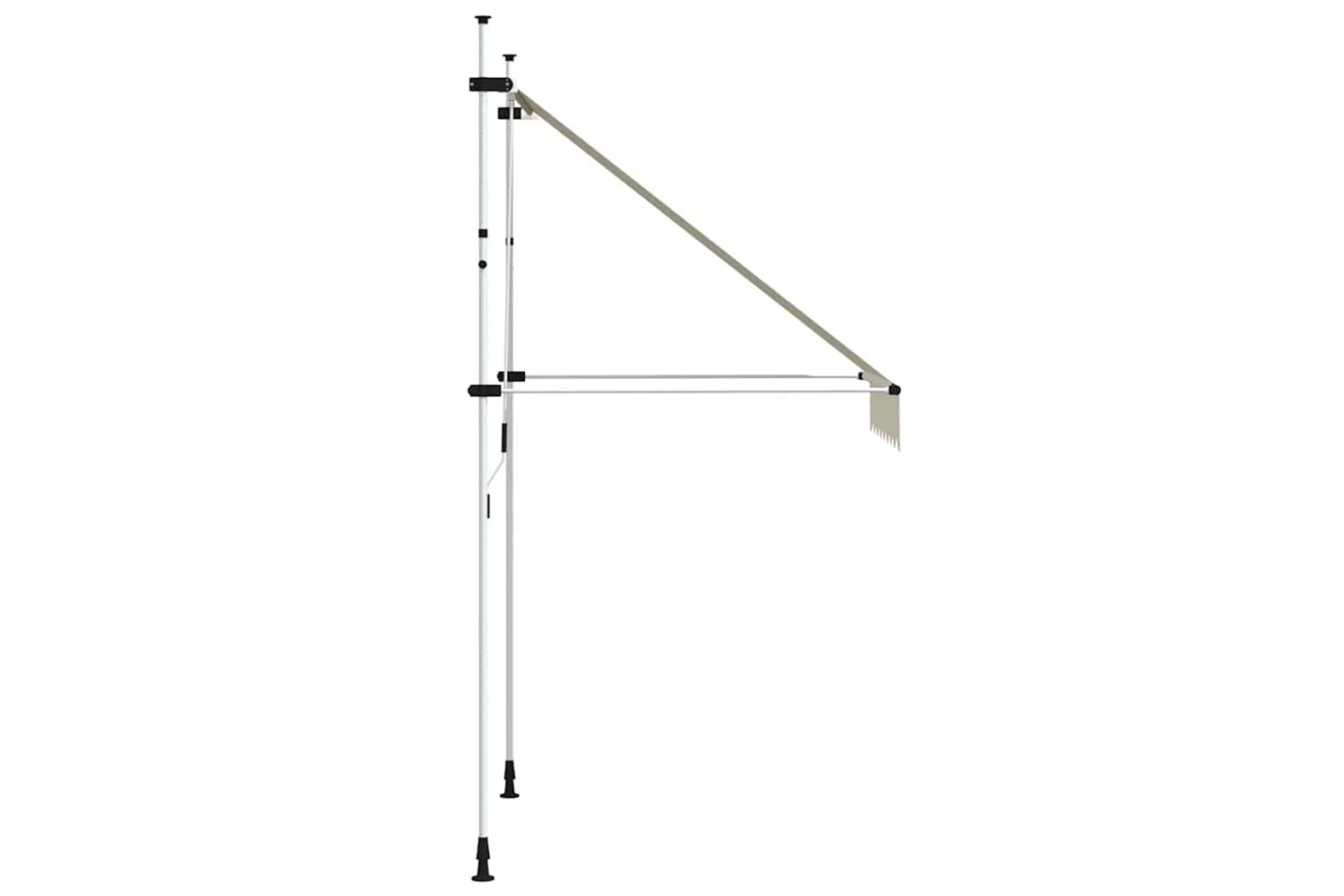 vidaXL 143693 Manual Retractable Awning 150cm Cream-3