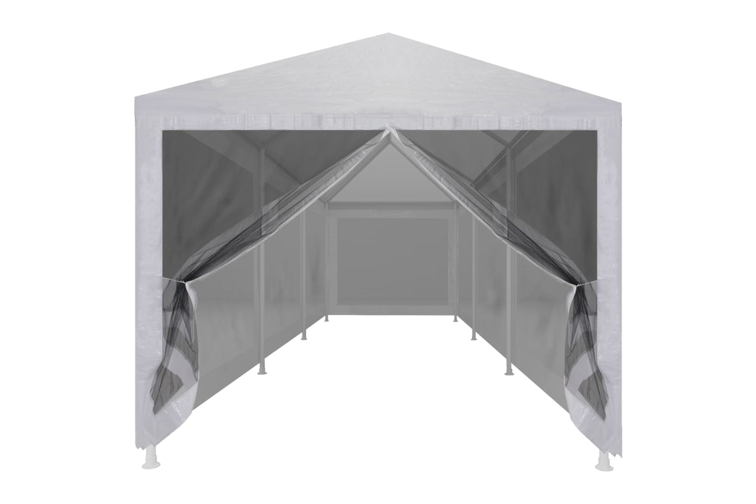 Vidaxl 45111 Party Tent With 8 Mesh Sidewalls 9x3 M-3