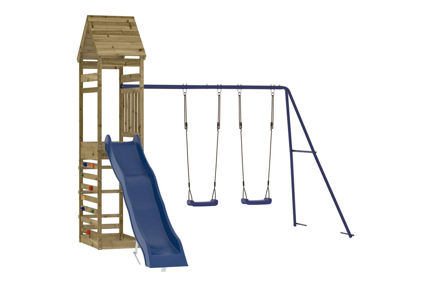 Vidaxl 3156933 Outdoor Playset Impregnated Wood Pine-3