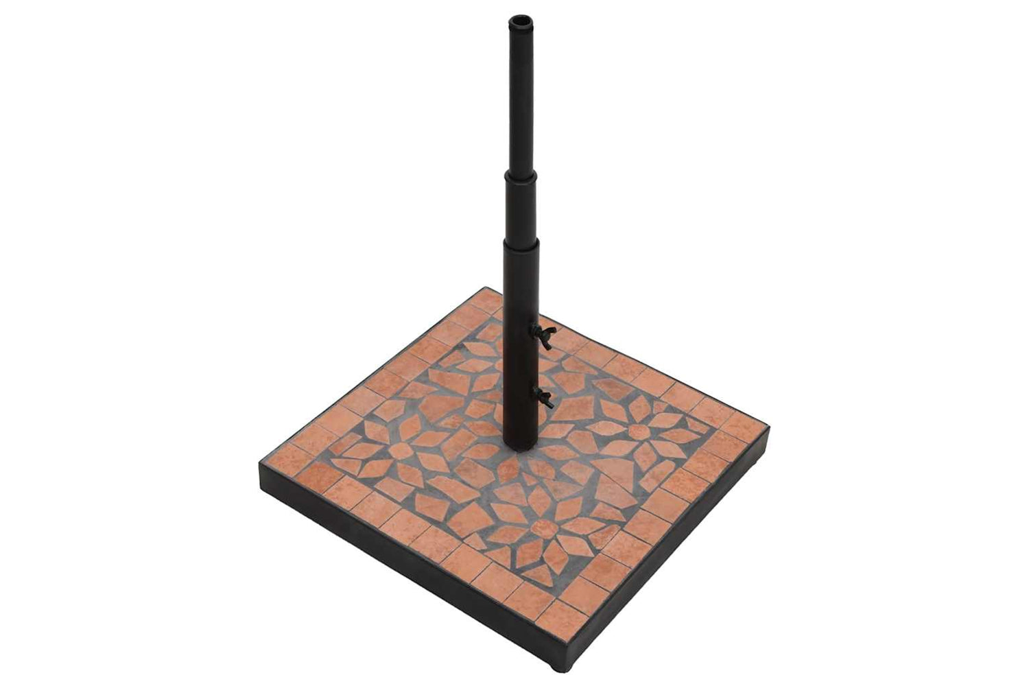 Vidaxl Parasol Base Terracotta Square 12 Kg-2
